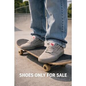 Vans Knu Skool Shoes Retro Chunky Skate Board Sneakers Men 10.5 Cordura Mix Gray